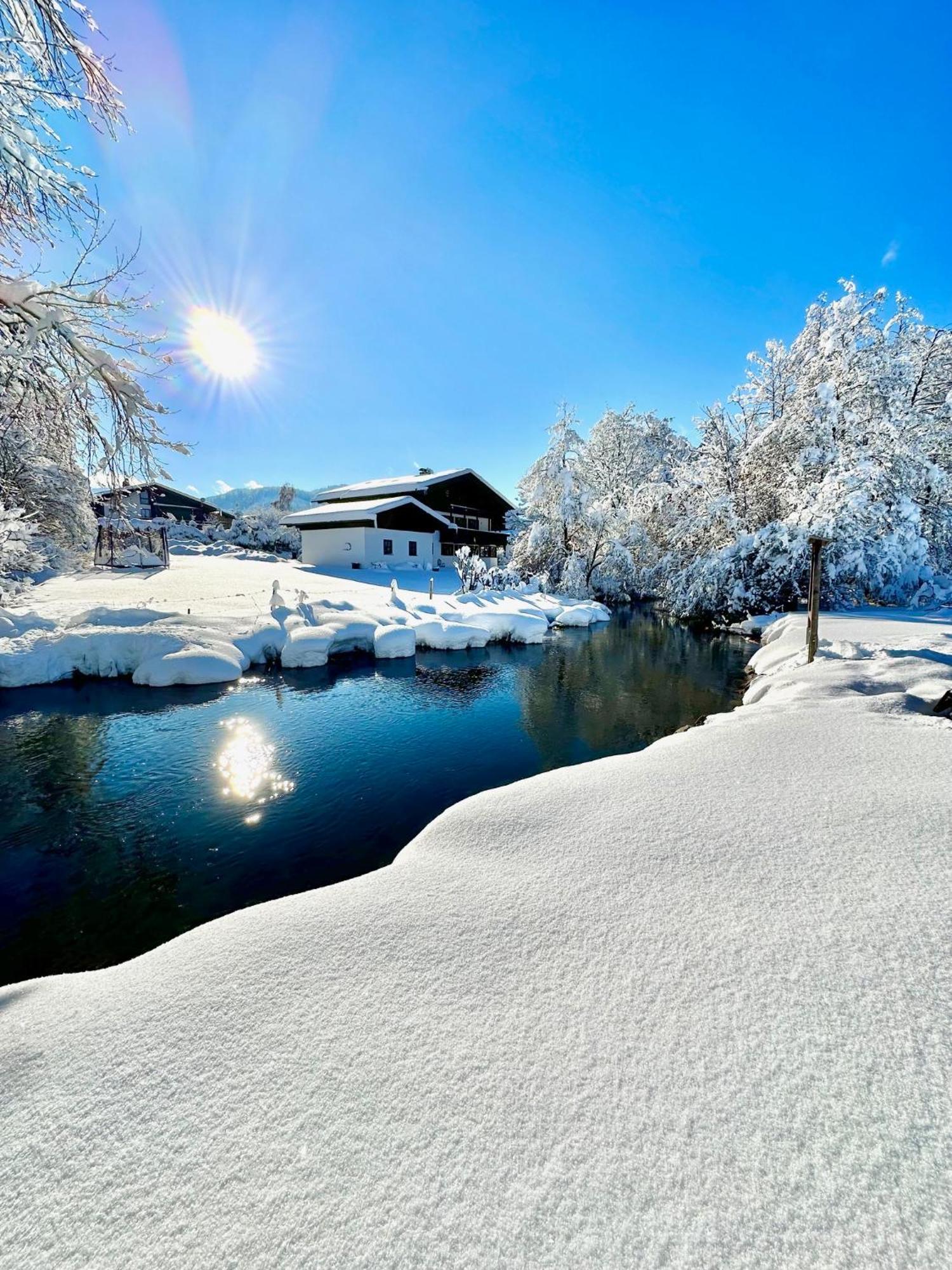 Alpenoase Schliersee - Grosse Suite Mit Sauna Oder Gemuetliche Studio Appartements Luaran gambar