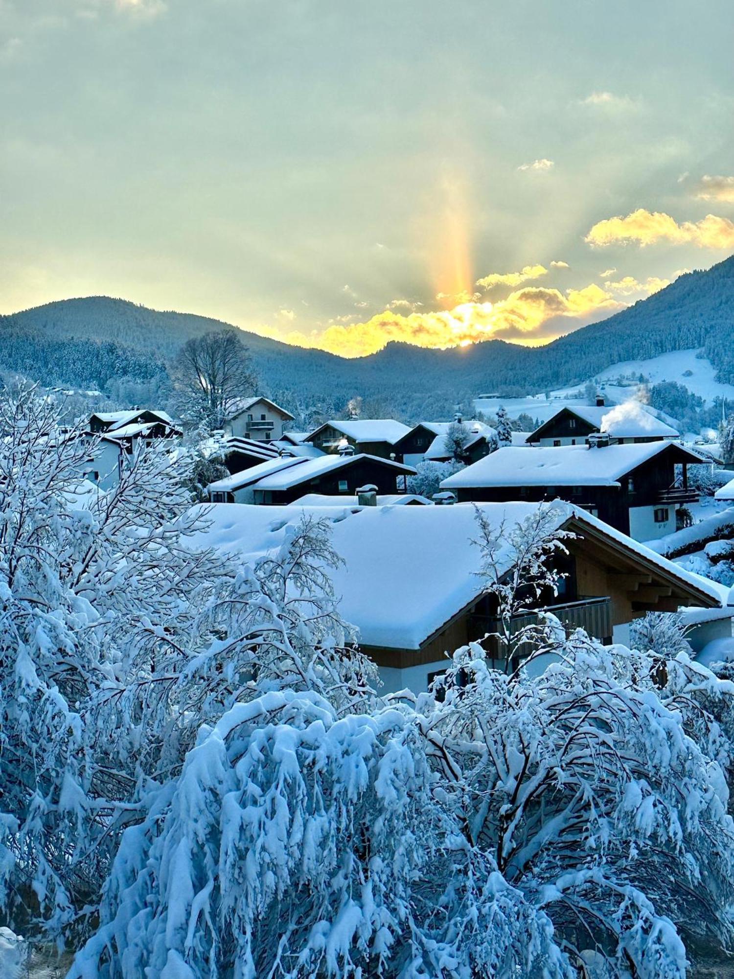 Alpenoase Schliersee - Grosse Suite Mit Sauna Oder Gemuetliche Studio Appartements Luaran gambar